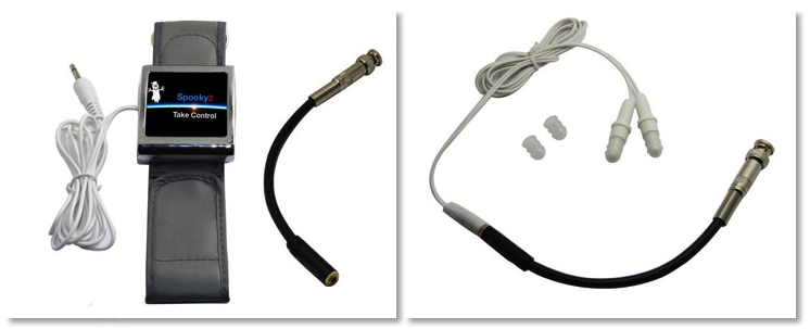 Left: Spooky Cold Laser Wrist. Right: Spooky Cold Laser Twin