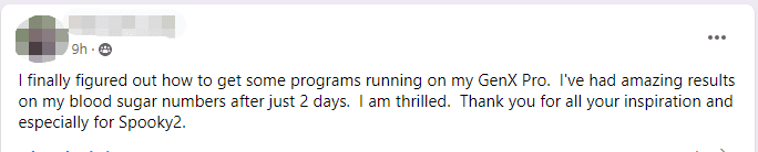 Amélioration en deux jours